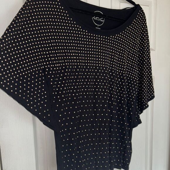 INC Black Studded Top - Picture 3 of 5